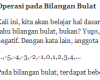 Operasi pada bilangan bulat