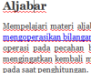 Menyederhanakan Bentuk Aljabar