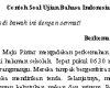 Contoh Soal Ujian Bahasa Indonesia Kelas 4 SD MI