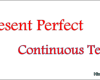 Present Perfect Continous Tense Materi Bahasa Inggris TOEFL