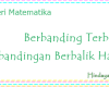 Perbandingan Berbalik Harga berbanding terbalik
