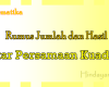 Rumus Jumlah dan Hasil Kali Akar Persamaan Kuadrat 1