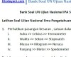 Bank Soal UN Ujian Nasional IPA SMP MTs