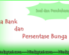 Soal dan Pembahasan Materi Bunga Bank dan Persentasenya