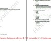 Contoh soal Bahasa Indonesia Kelas 1 SD semester 2