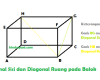 Rumus Volume dan Luas Permukaan Balok 2 - Diagonal Sisi dan Diagonal Ruang
