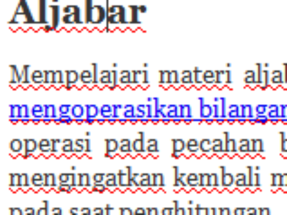 Menyederhanakan Bentuk Aljabar