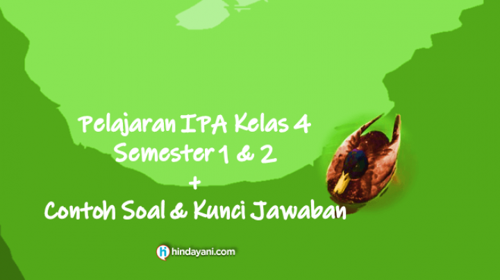 54 Contoh Soal IPA Kelas 4 Semester 1 2 dan Kunci Jawaban