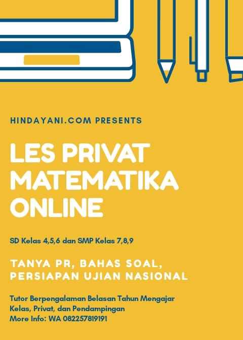 Les Privat Matematika Online Bimbingan Belajar Murah Berkualitas